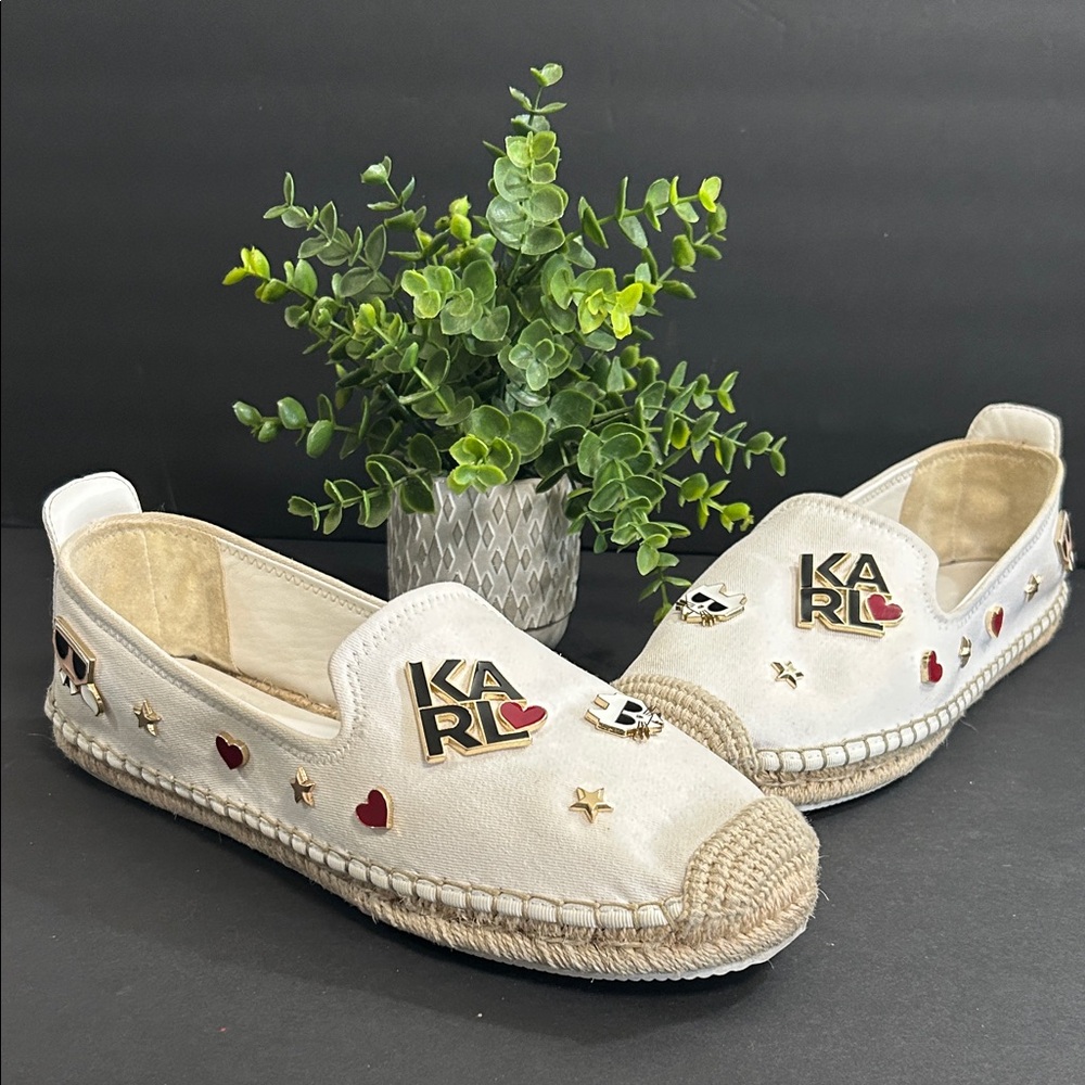 Karl Espadrilles with Heart and Star Accents